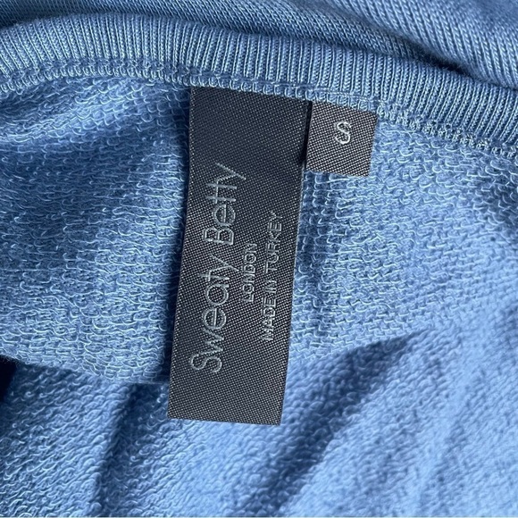 Sweaty Betty After Class Sweatshirt blue long sleeve exercise shirt - Picture 7 of 9